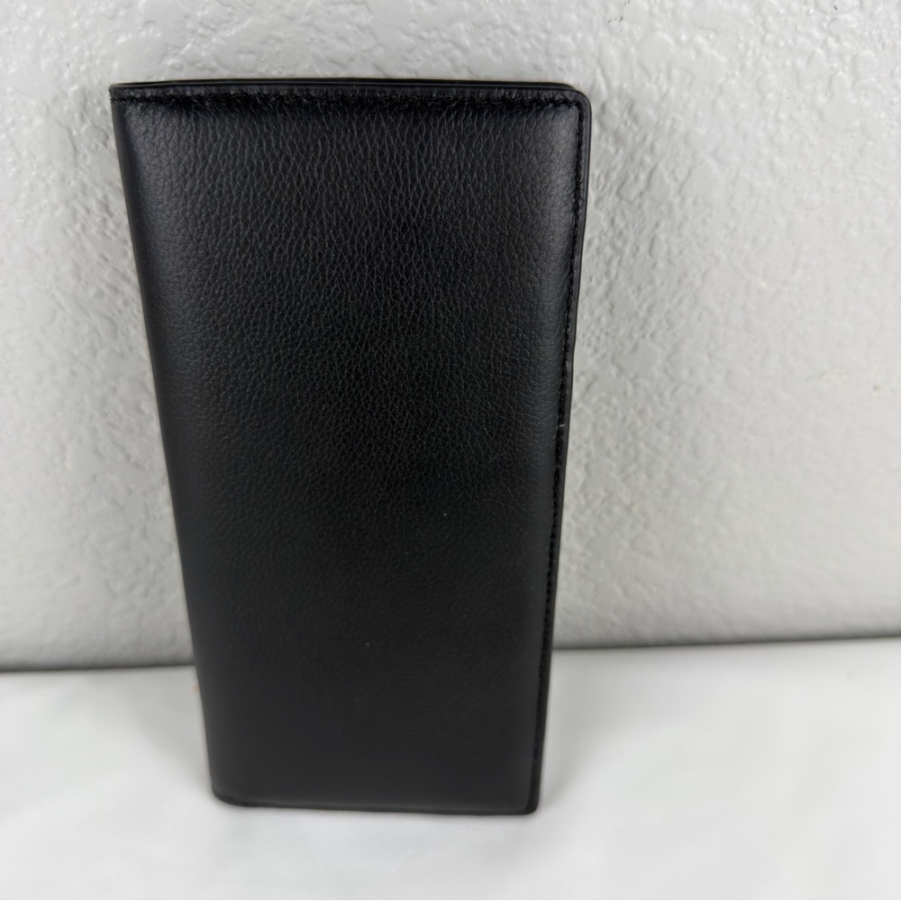 NWOT Bveyzi Ultra Slim Thin Leather RFID Blocking Credit Card Holder Bifold Blak - Picture 7 of 11